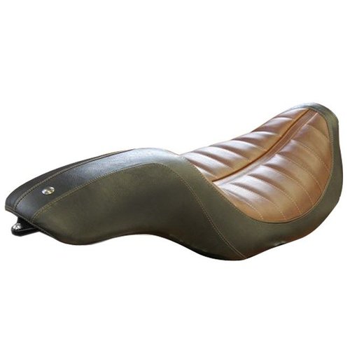 Roland Sands Selle Enzo 2-Up Noir/Brun