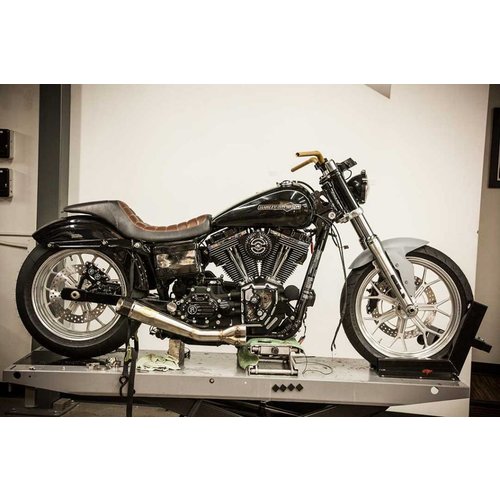 Roland Sands Selle Enzo 2-Up Noir/Brun