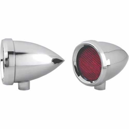 Roland Sands Marker Light Speeding Bullet Chrome Rood