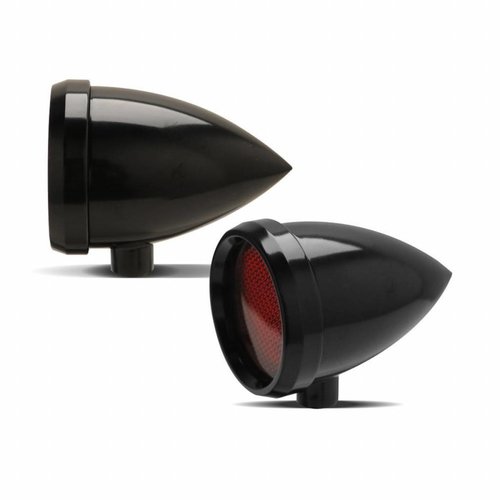 Arlen Ness Marker Light Speeding Bullet Black Red