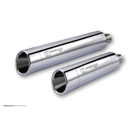 Ixil Ironhead  XL Chrome 883/1200, 04-13 voor Harley Davidson Sportster