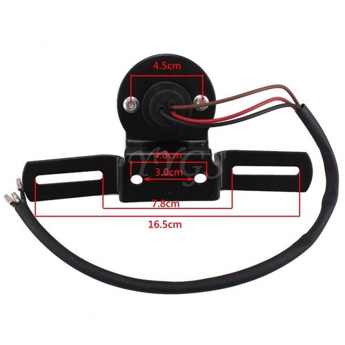 MCU Classic Tail light with Plate Holder