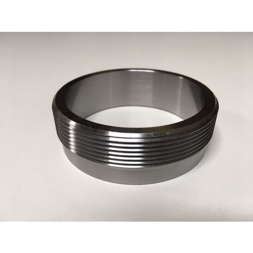 MCU Stalen 2.5" Lasflens / Lasmof met schroefdraad 2.5" voor Monza Tankdop