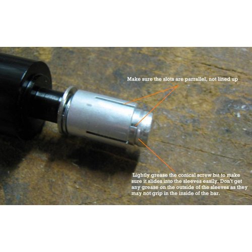 MCU 3"  Set Verstelbare Zwarte Bar End Spiegels