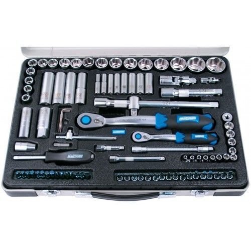 Mannesmann Coffret premium de clés 1/4" + 1/2" et cliquets - 94 pièces