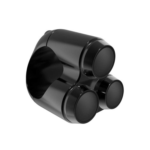 Motone 3 Tastenschalter Schwarz