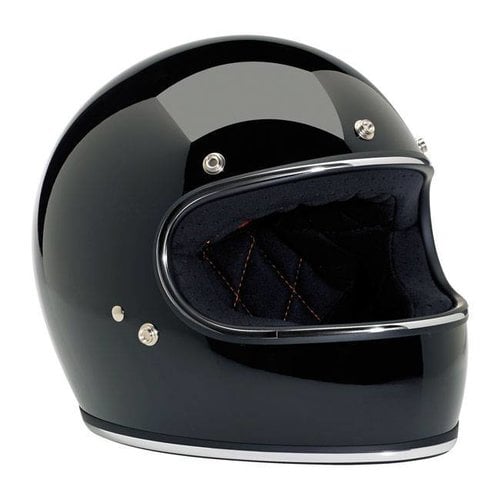 Biltwell Casque Gringo noir brillant homologué 22.05