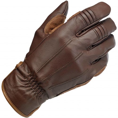 Biltwell Gants de travail brun chocolat