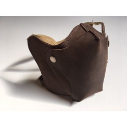 Chopper Masker Leder - Plum