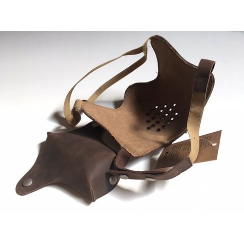 Chopper Masker Leder - Plum