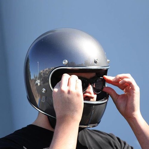 Biltwell Gringo Holzkohle Metallic