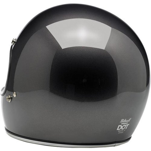Biltwell Casque Gringo gris métallisé