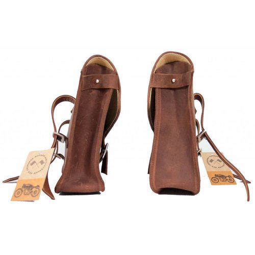Satteltasche / Scrambler Tasche Braun