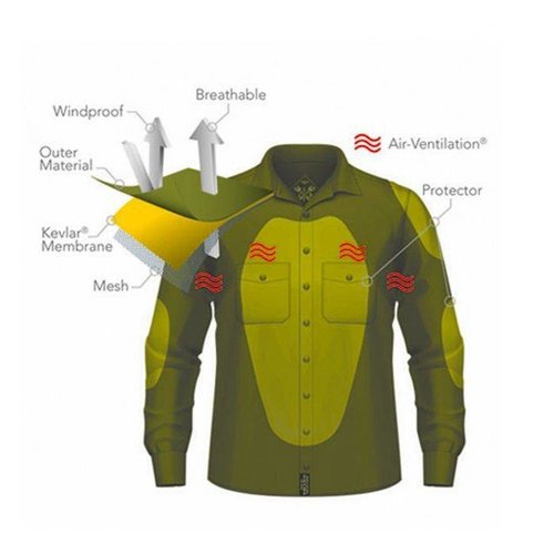 John Doe Lumberjack Motorfiets Shirt / Jas