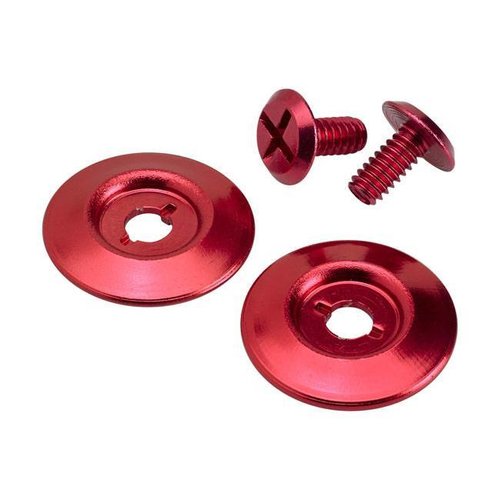 Biltwell Kit de boutons-pression rouges