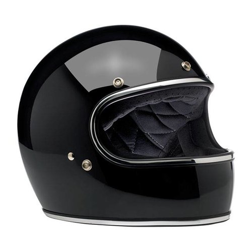 Biltwell Gringo Helmet Gloss Black ECE Approved
