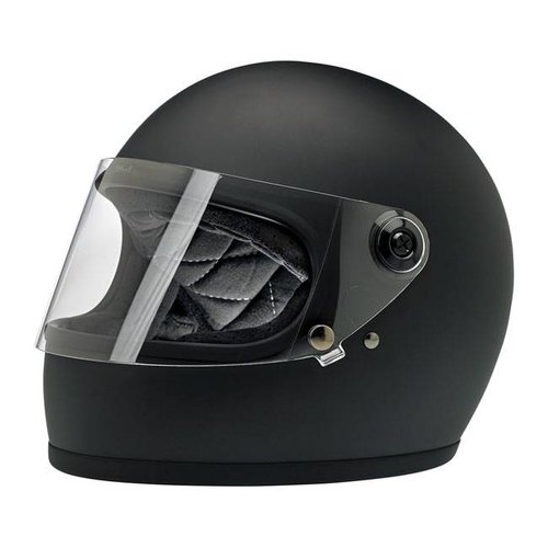 Biltwell Gringo S Helmet Flat Black ECE Approved