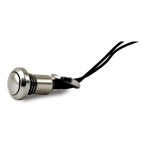 Bouton en acier inoxydable lisse 12mm