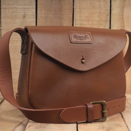 Trip Machine Womens Satchel Tan