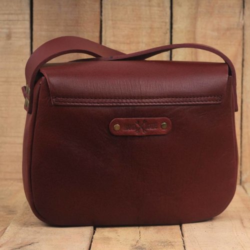 Trip Machine Womens Satchel Kirschrot