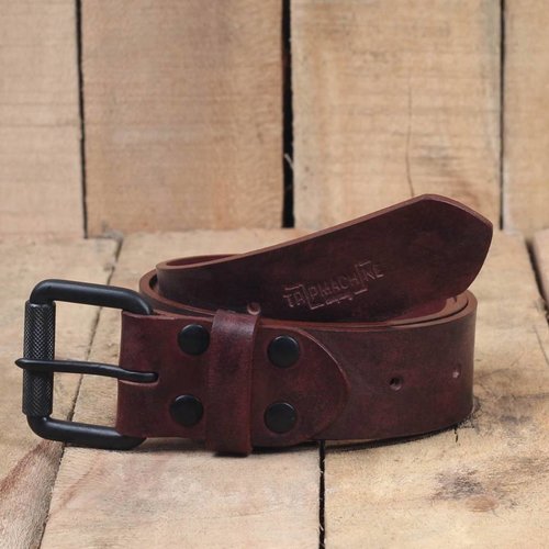 Trip Machine Belt - Cherry Red Single Pin