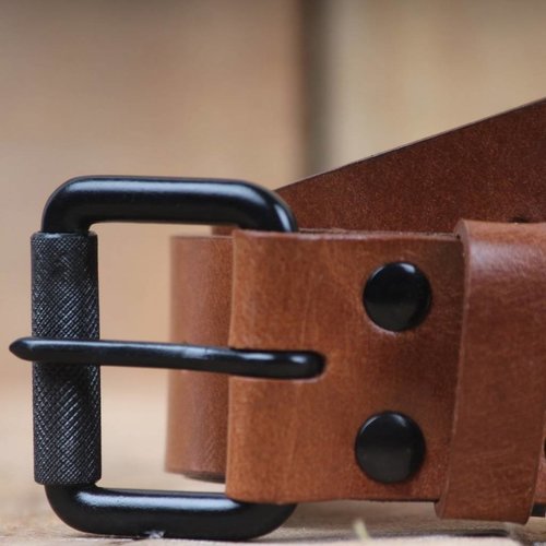 Trip Machine Riem - Vintage Tan enkele pin