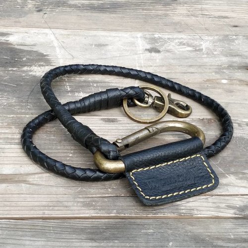 Trip Machine Braided Key Chain - Black