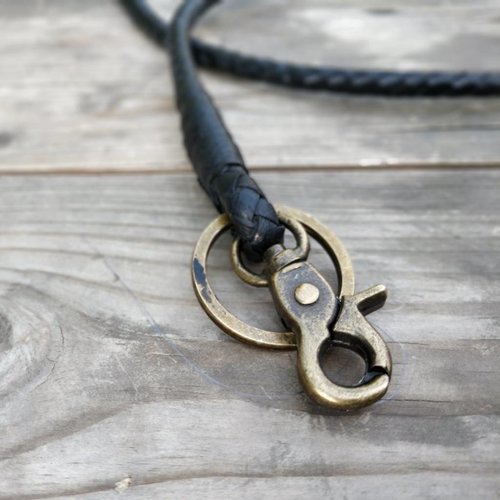 Trip Machine Braided Key Chain - Black