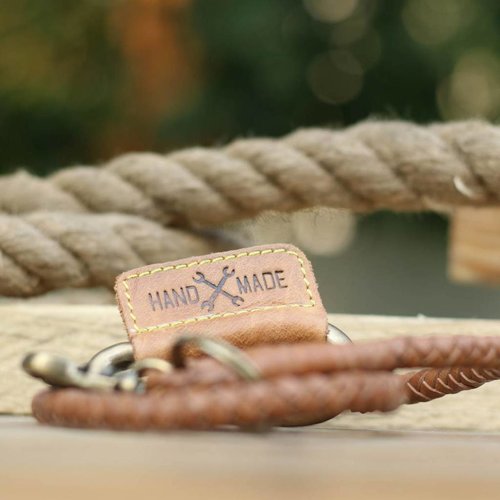 Trip Machine Braided Key Chain - Tan