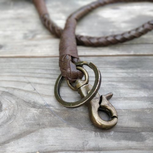 Trip Machine Braided Key Chain - Tobacco