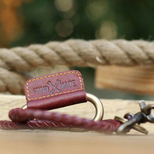 Trip Machine Braided Key Chain -Cherry Red