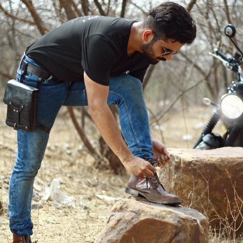 Trip Machine Sacoche cavalière noire