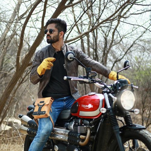 Trip Machine Sacoche cavalière - Brun clair