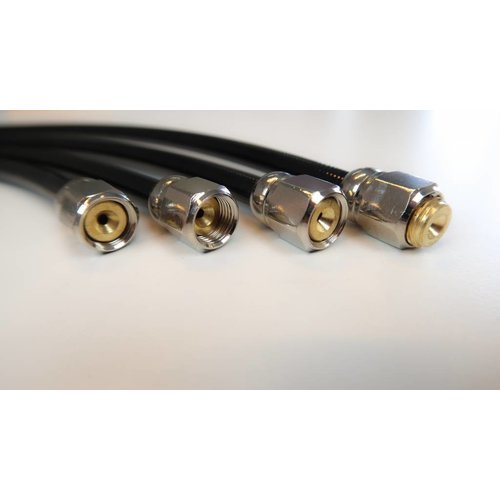 MCU Conduites de freins noires en inox