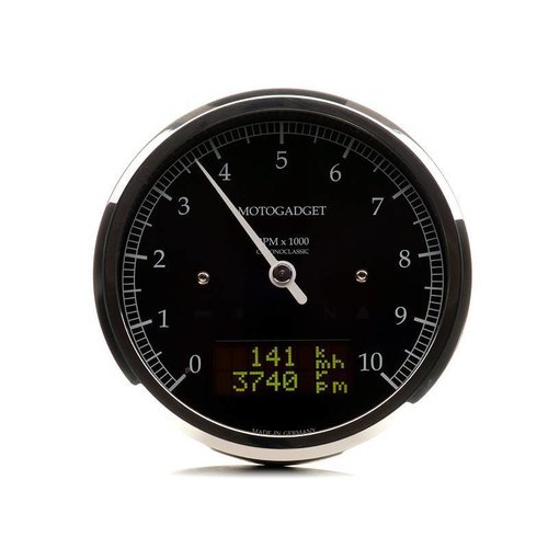 Motogadget Chronoclassic Analog-DZM Classic Poliert 10.000 RPM