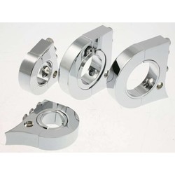 Verchromter Messgerätehalter für 1 1/4" Lenker