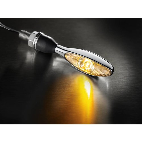 Kellermann Clignotant micro 1000 LED chromé avec verre transparent