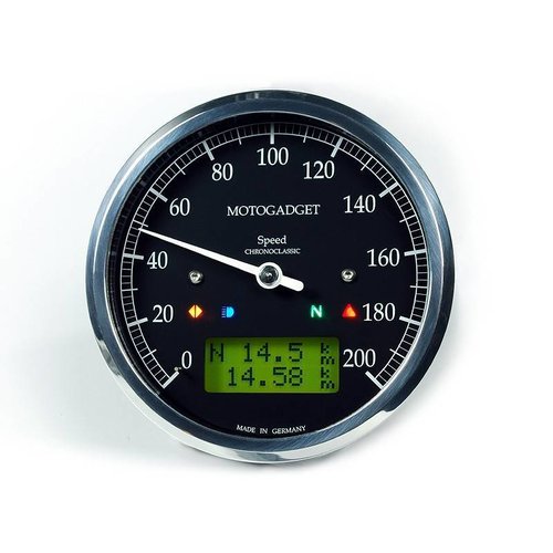 Motogadget Chronoclassic Speedo gepolijst