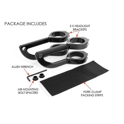 Luxe Headlight Brackets "Rogue"