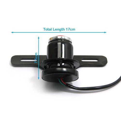 Achterlicht Type Atomic Zwart / Chrome