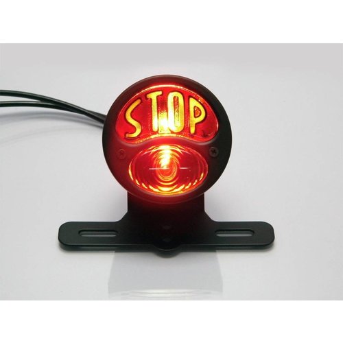 Achterlicht Vintage "Stop"