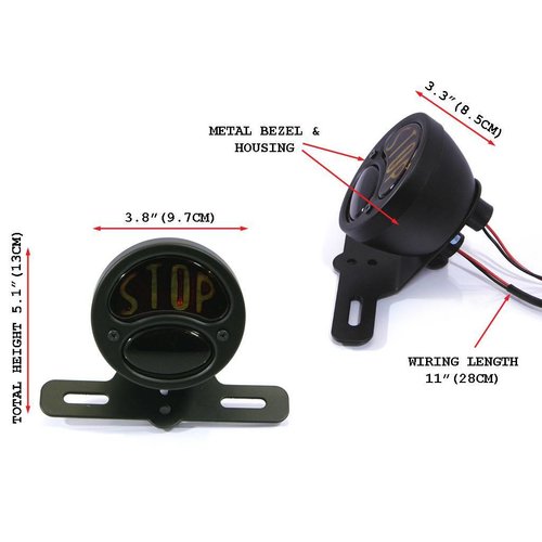 Tail Light Vintage "Stop"