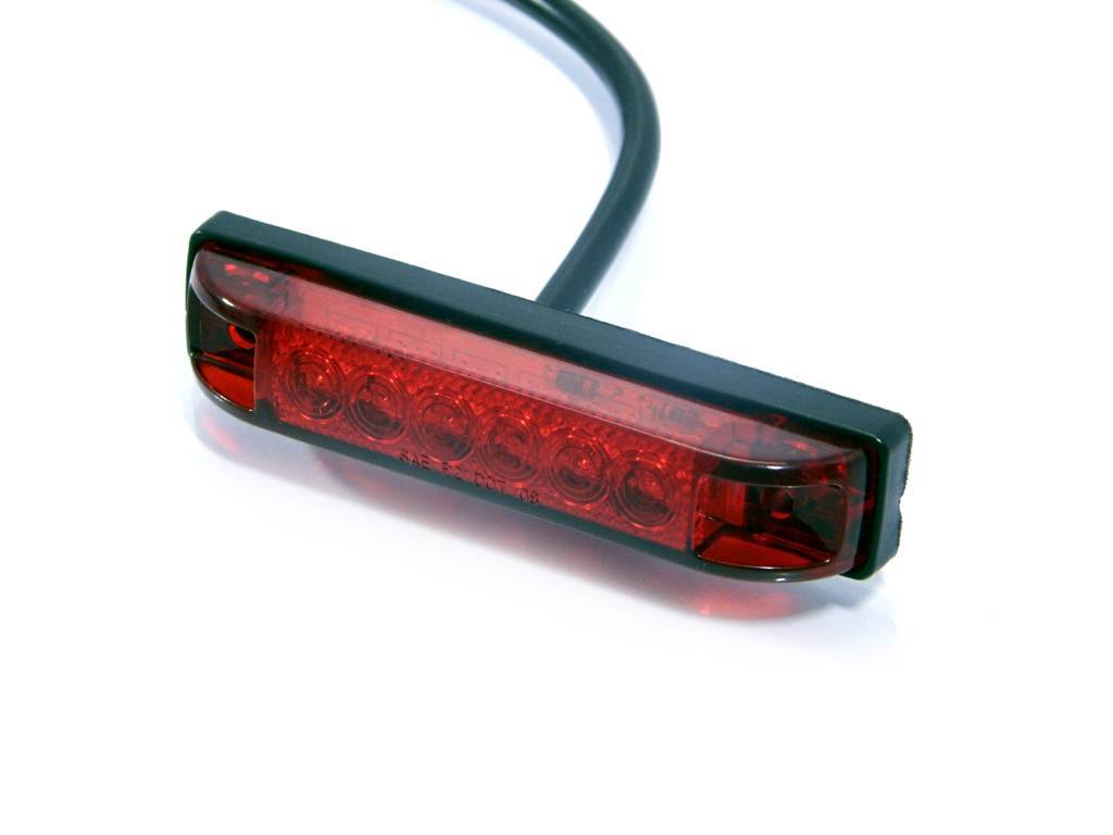 Feu arrière bande flexible LED rouge universel