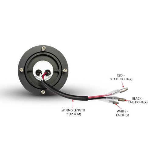 Beehive CNC Brake / Rear Light Black