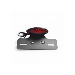 Feu arrière LED rouge avec support de plaque