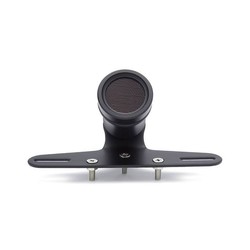 Mesh Cafe Achterlicht met Kentekenplaathouder zwart