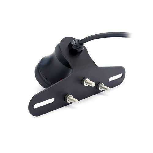 Mesh Cafe Taillight with Plate Holder Black