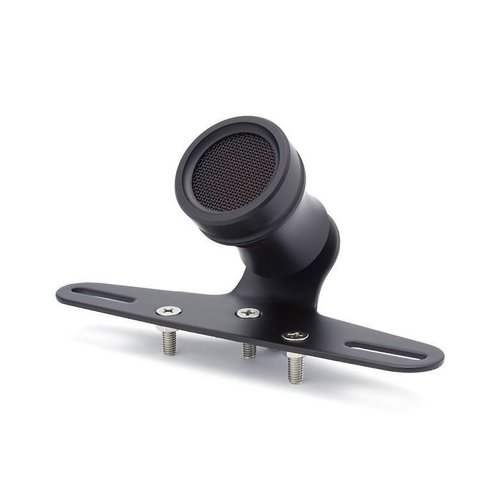 Mesh Cafe Rücklicht mit Halter - Schwarz