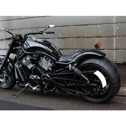 Zwart aluminium Prison Tail light LED met beugel