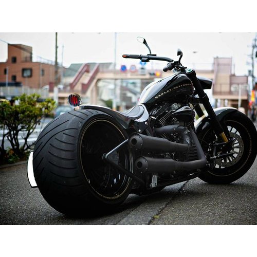 Black Aluminium Prison Taillight LED with bracket